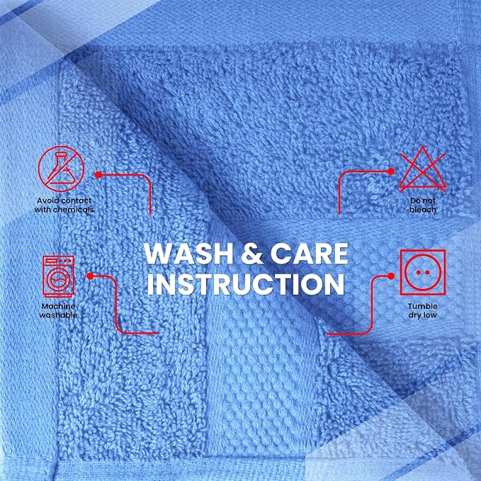 Infinitee Xclusives Blue Hand Towels - Image 7