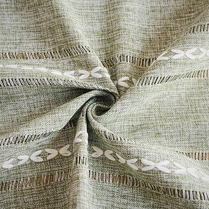 Bedside Table Cloth with Tassel Small Table Cover for Nightstand,Bedside Table TV Microwave (Green, 17.7 * 39.4inches)