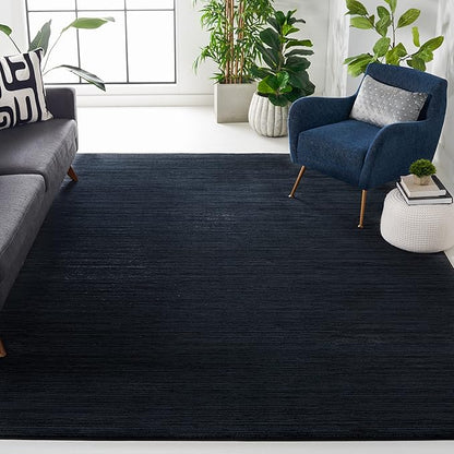 SAFAVIEH Area Rug 8x10 - Vision Collection - Large - Black, Modern Ombre Design, Non-Shedding & Easy to Clean, Ideal for Living Room, Bedroom, Dining Space (VSN606Z)