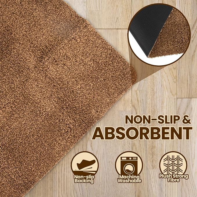 Premium Microfiber Indoor Door Mat – 24"x36" Washable Entry Mat, Waterproof - Image 6