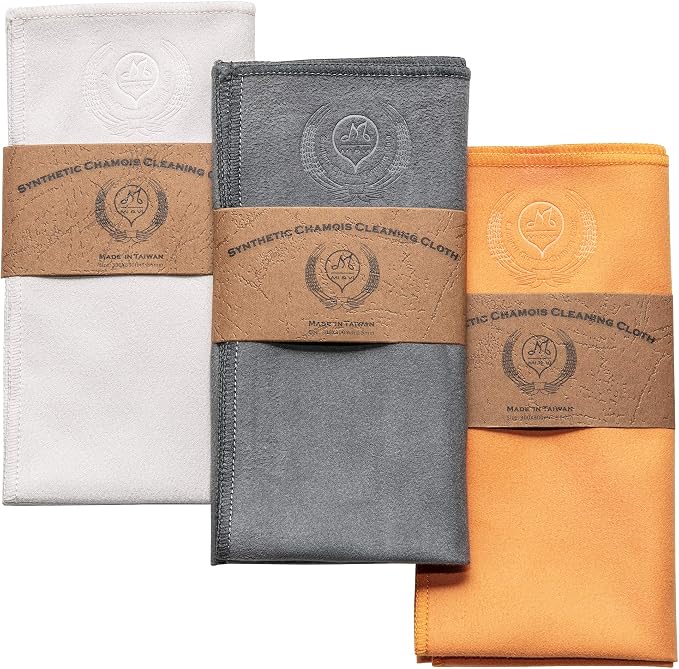 MI&VI Synthetic Chamois Microfiber Instrument Cleaning & Polishing Cloth by MIVIMusic