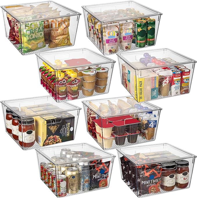 CLEARSPACE Plastic Storage Bins by ClearSpace