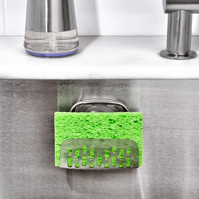 OXO Good Grips Stronghold Suction Sponge Holder - Image 11