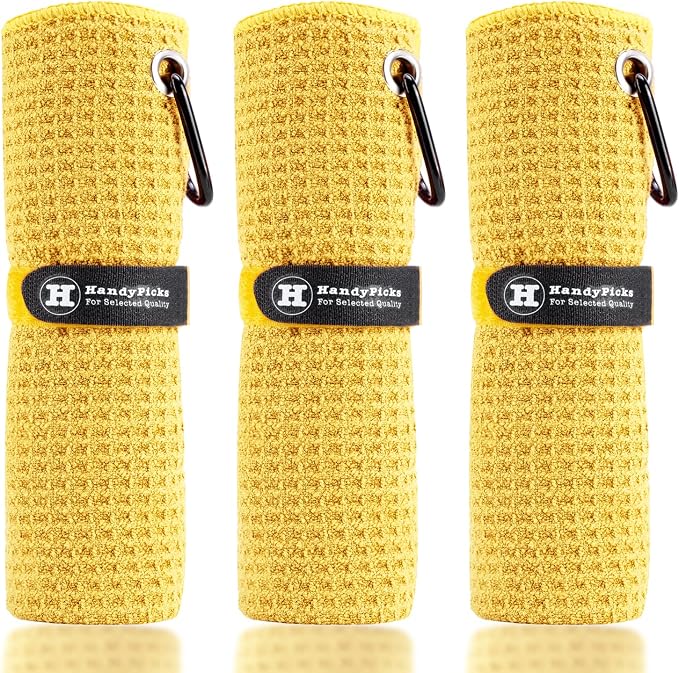 Handy Picks Microfiber Golf Towel by HandyPicksGolf