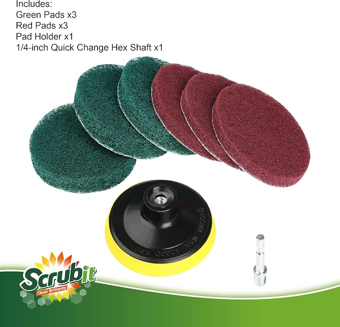SCRUBIT Drill Brush Power Scouring Pads - Image 9