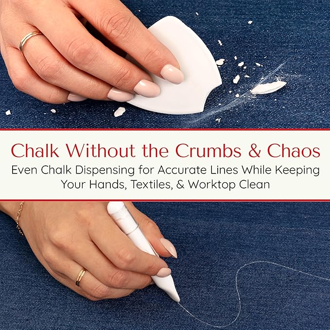 Fabric Markers for Sewing – Ergonomic Tailors Chalk Pen - Image 7