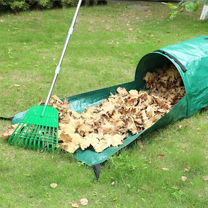 Gardzen 2-Pack Large Yard Dustpan-Type Garden Bag - Image 4