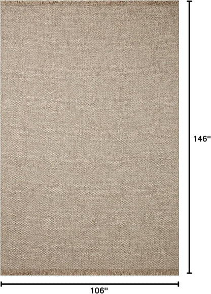 Loloi Dawn Collection Indoor/Outdoor DAW-04 Coffee 8'-10" x 12'-2" Area Rug