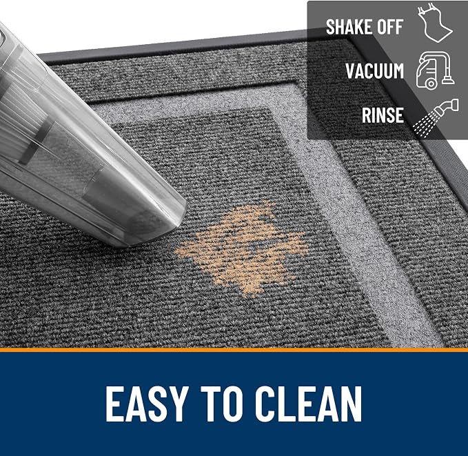 OLANLY Front Door Mat Indoor Outdoor Entrance, Waterproof All-Season, - Image 6