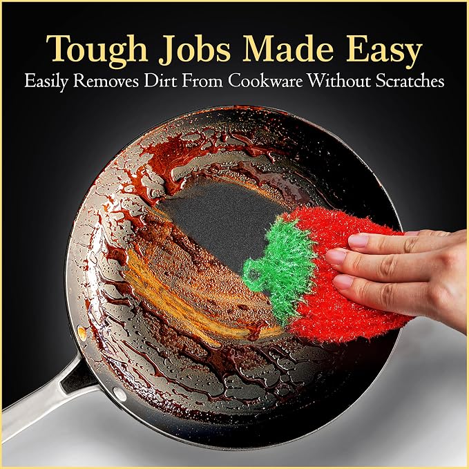 Dish Scrubbie Durable DishScrubber – Long Lasting, Non-Scratch, Odorless and - Image 3
