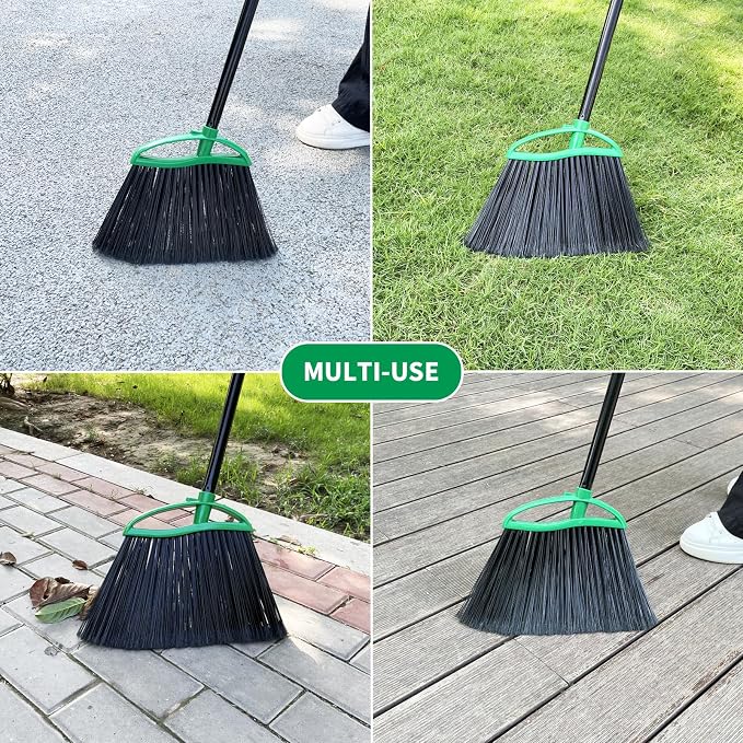 2 Pack Angle Broom, Household Commercial Floor Cleaning, - Image 6