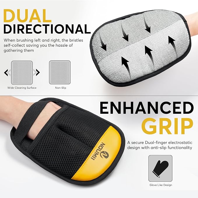 2 Pack Pet Hair Removal Glove - Image 8