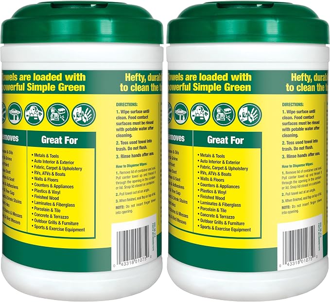 Simple Green Professional Grade Heavy-Duty Cleaning and Degreasing Towels - Image 6