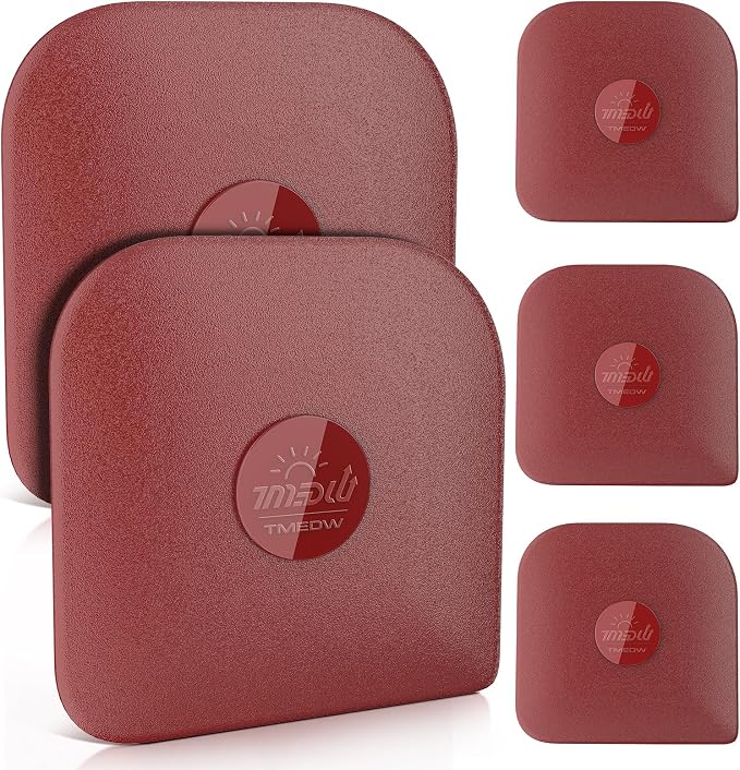 Pan Scraper, Pan Scraper Plastic, Food Safe, High Heat Resistant-Red by TMEDW