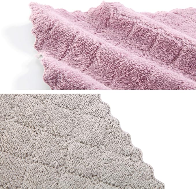 Hypermotion Microfiber Cleaning Cloth, Kitchen Towels, Double-Sided Microfiber - Image 5