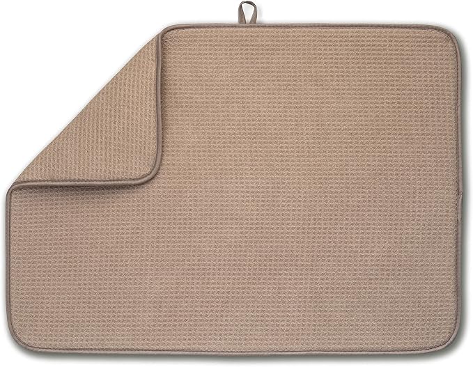 Bellemain XXL Dish Mat 24" x 17" Microfiber Dish Drying Mat, Super absorbent by Bellemain