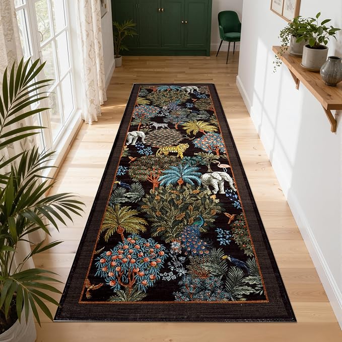 GarveeHome Jungle Rug 2.5x8 Kitchen Runner Rug Non Slip Washable Runners - Image 2