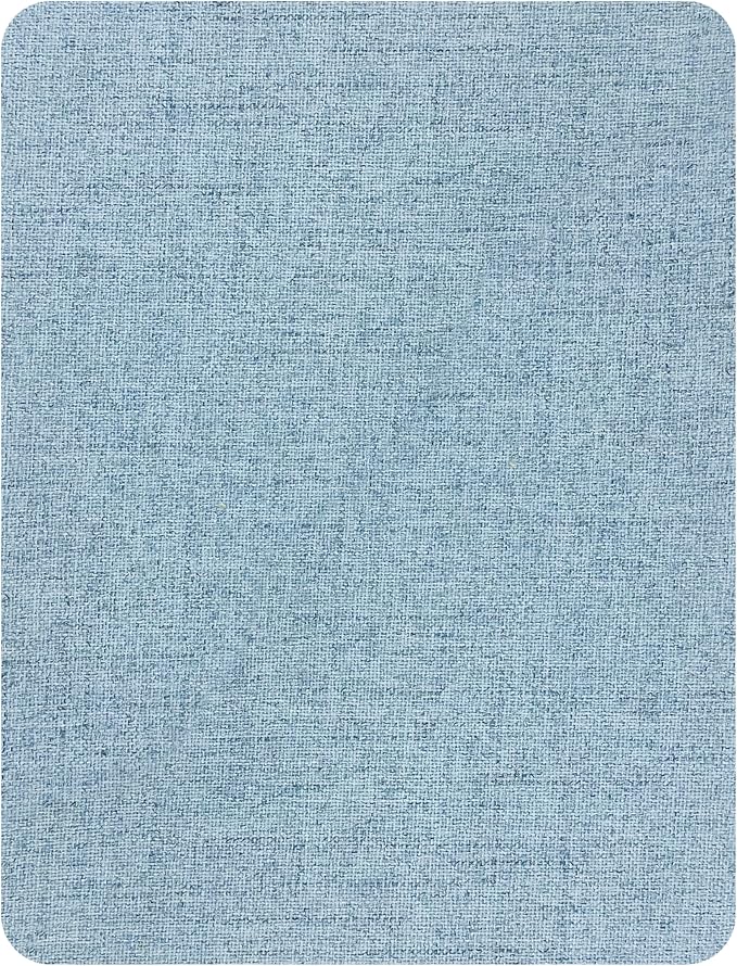 Fine Linen Fabric Patches, Self-Adhesive, 8x11 inch Extra Size, by ForABetterHomeLife