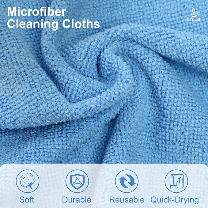 LIVOS Microfiber Cleaning Cloth Roll - Image 3