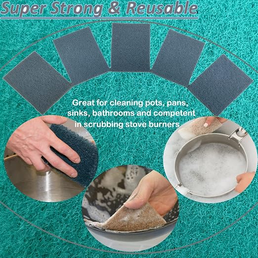 10 Pack 6 x 9 Inch 800 Grit General Purpose Scuff Pads - Image 5