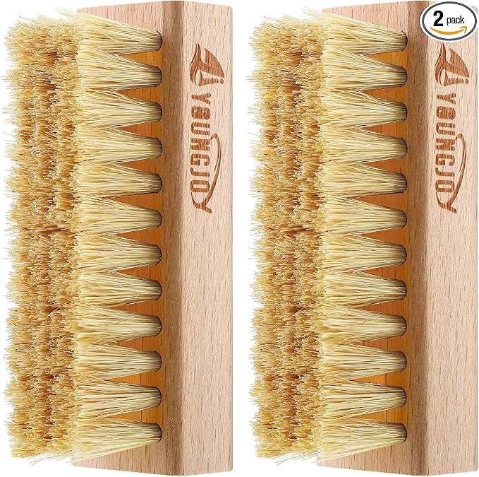 YoungJoy Sneaker Cleaning Brush Shoes Shine Dauber Nylon/Horsehair/Boar Cleaner by Unknown