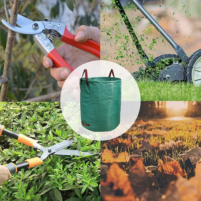 PHYEX 5-Pack 72 Gallons Garden Bag Heavy Duty Gardening Bags, Lawn Pool Garden - Image 5