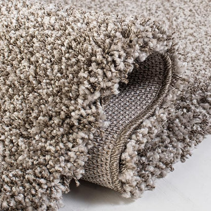 SAFAVIEH Milan Shag Collection Area Rug - 10' x 14', Grey, Solid Design, Non-Shedding & Easy Care, 2-inch Thick Ideal for High Traffic Areas in Living Room, Bedroom (SG180-8080)