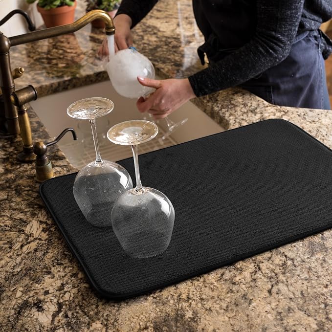 Bellemain XXL Dish Mat Microfiber Dish Drying Mat, Super absorbent - Image 3