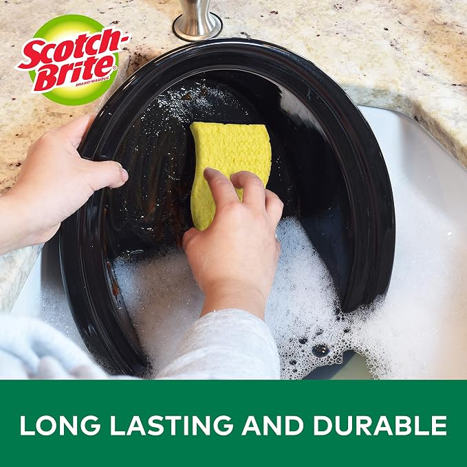 Scotch-Brite MMMHD3 Heavy Duty Scrub Sponge, 3 Per Pack - Image 5