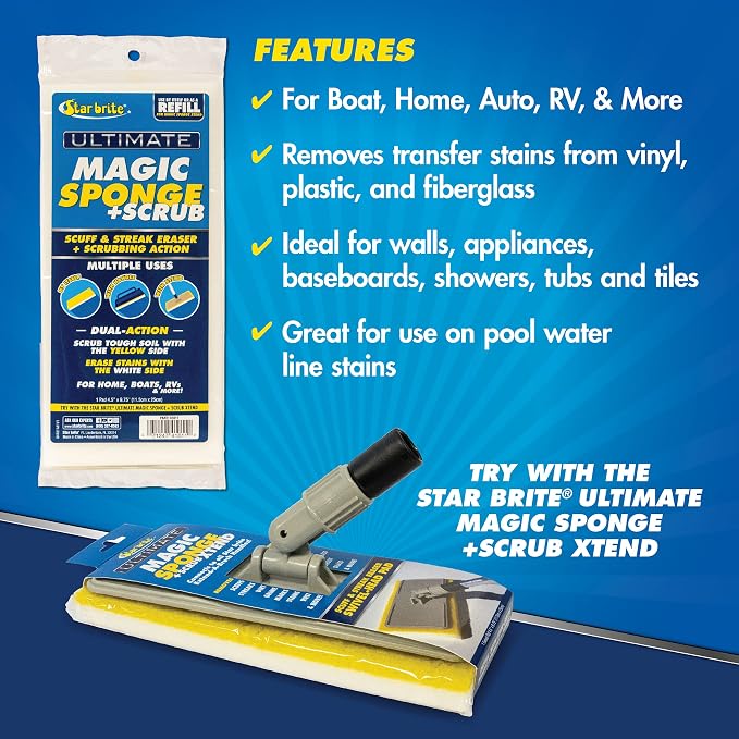 STAR BRITE Ultimate Magic Sponge + Scrub - Image 4