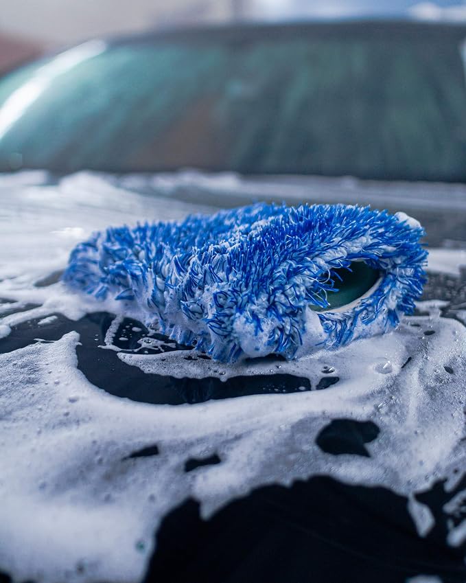 Plush Car Wash Pad Blue - Image 3