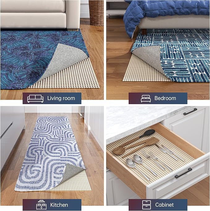 Non-Slip Rug Pad Gripper 6x9 Feet, Anti Skid Mat - Image 6