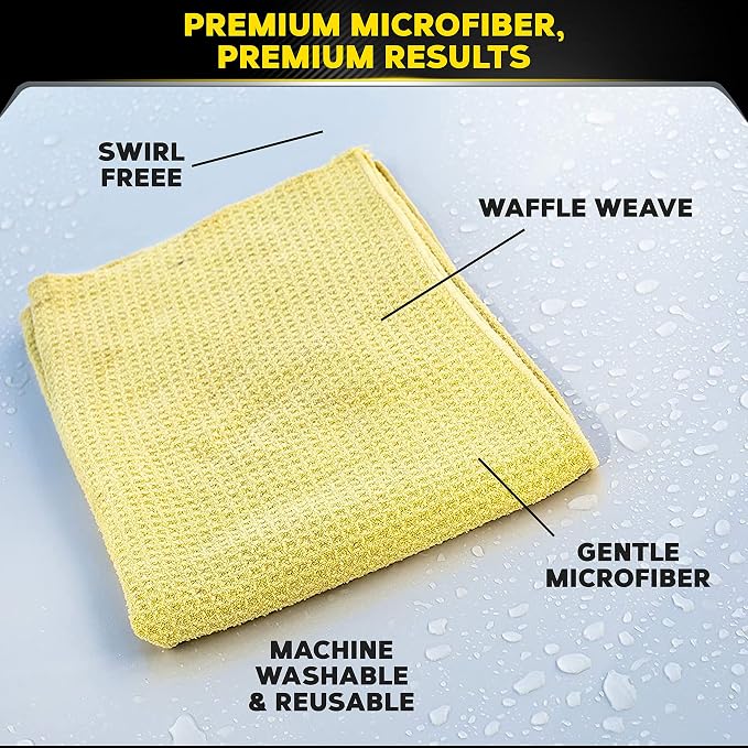 Meguiar's Water Magnet Microfiber Drying Towel, Premium Car Wash Microfiber - Image 3