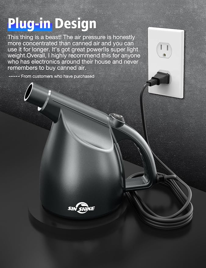 SIN SHINE - Compressed Air 4.0- Multi-Use Electric Air Duster - Image 6