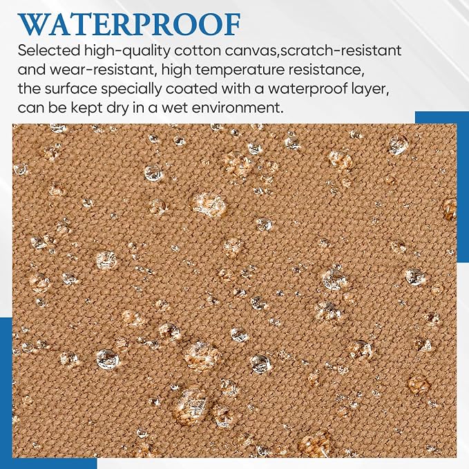 Canvas Patch 5.5 x 8 Inches 6Pcs Self-Adhesive Waterproof Canvas Patch Kit - Image 2