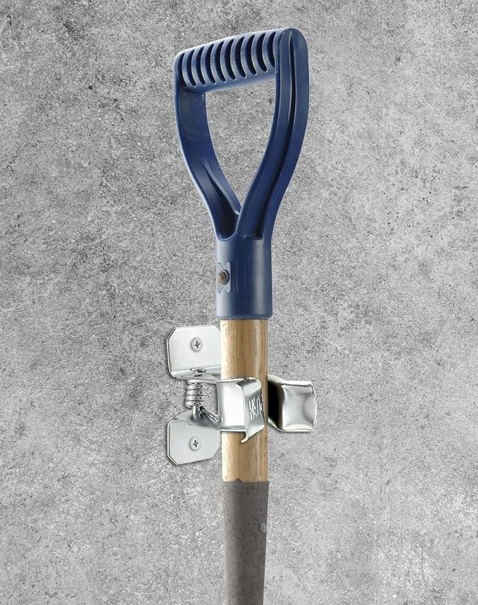 QWORK Spring Grip Mop and Broom Holder, 20 Pack Indoor and Outdoor Hanging - Image 3
