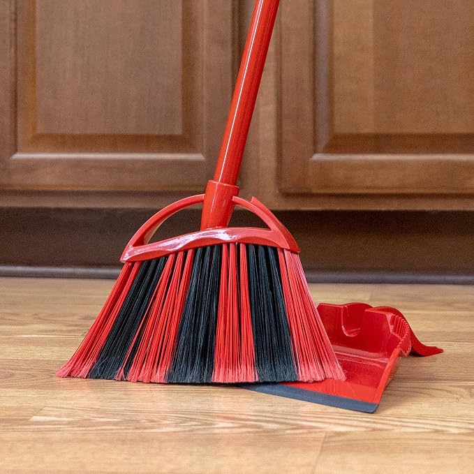 O-Cedar One Sweep Broom with Step-On Dustpan | Remove 99% with One | - Image 8
