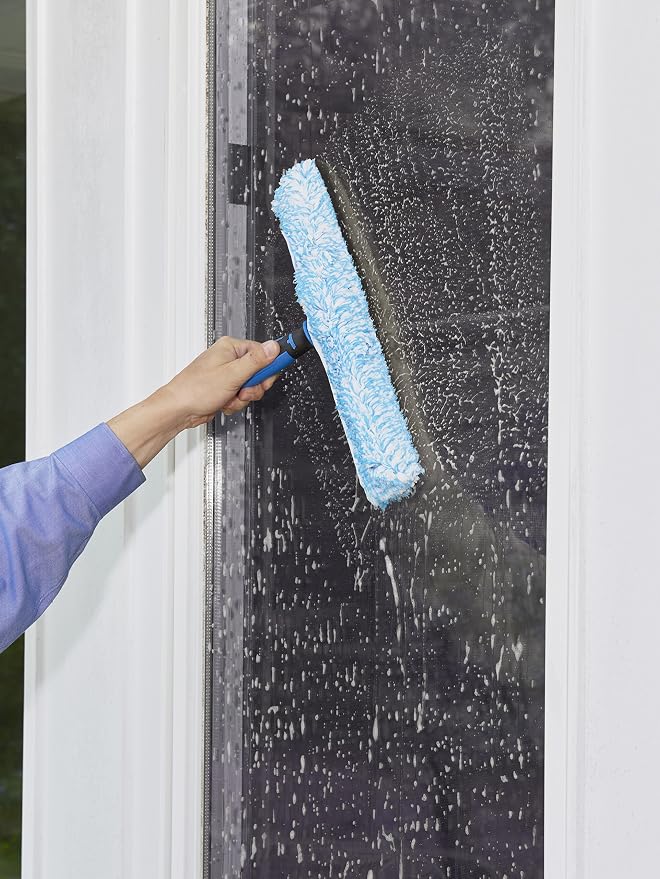 Unger Professional 14” Performance Grip Window Cleaner Scrubber, Gently Clean - Image 3