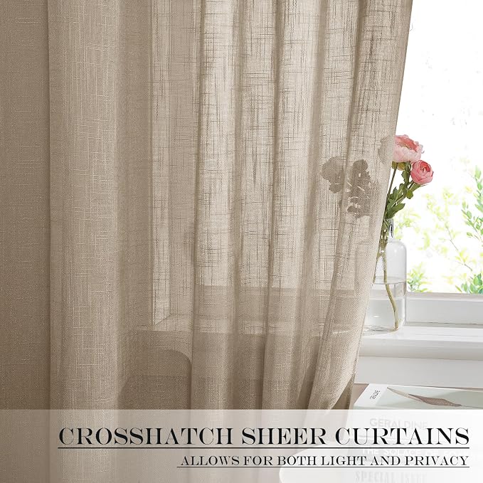 NICETOWN Sheer Back Door Curtain - Image 5