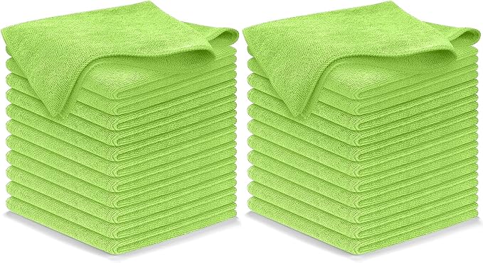 USANOOKS Microfiber Cleaning Cloth Light Green by USANOOKS