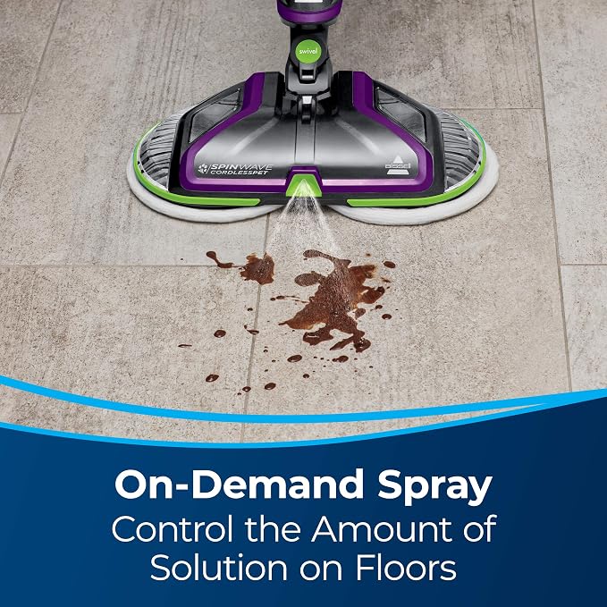 BISSELL® Spinwave Cordless Pet Hard Floor Spin Mop Cleaner 18V - Image 6