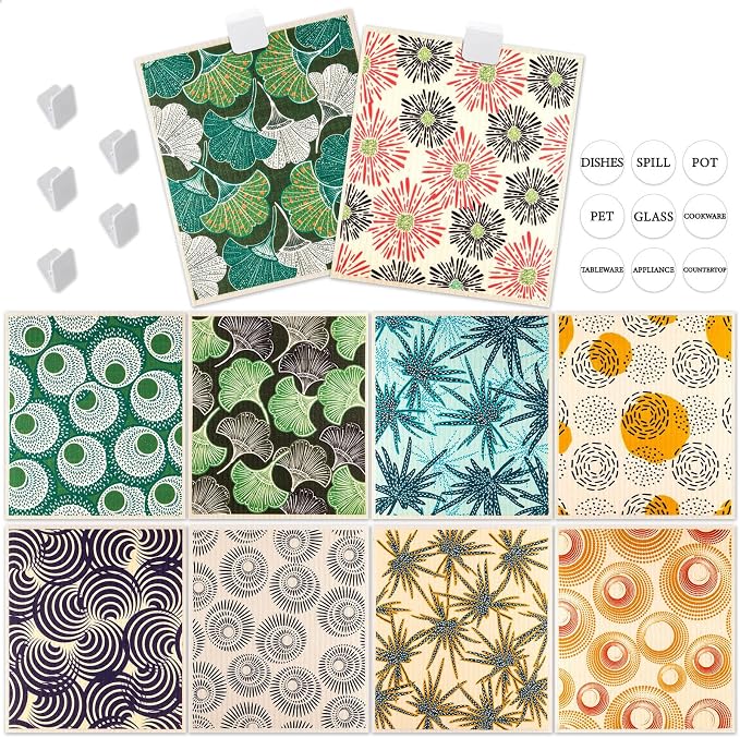 Lucomb 10 Pack Swedish Dishcloths by Lucomb