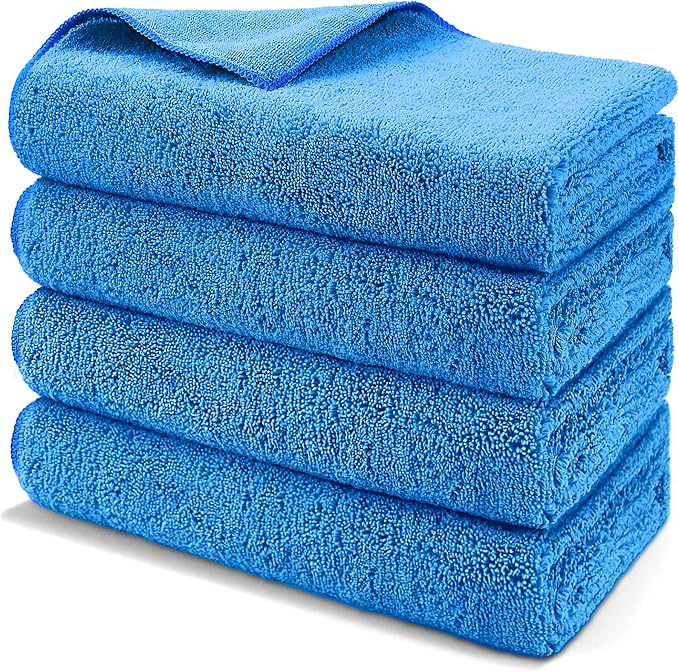 HOMEXCEL Professional Large Microfiber Car Drying Towels 2 Pack, Lint Free by HOMEXCEL