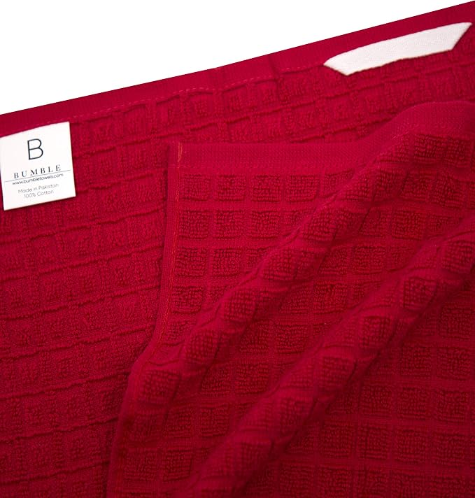 Premium Kitchen Towels | Large Cotton Dish Towels | Flat & Terry Highly - Image 4