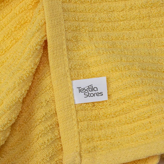 Textila Bar Mop Towels 12x12 Inch – Lemon Yellow – Pack of 10 - Image 6