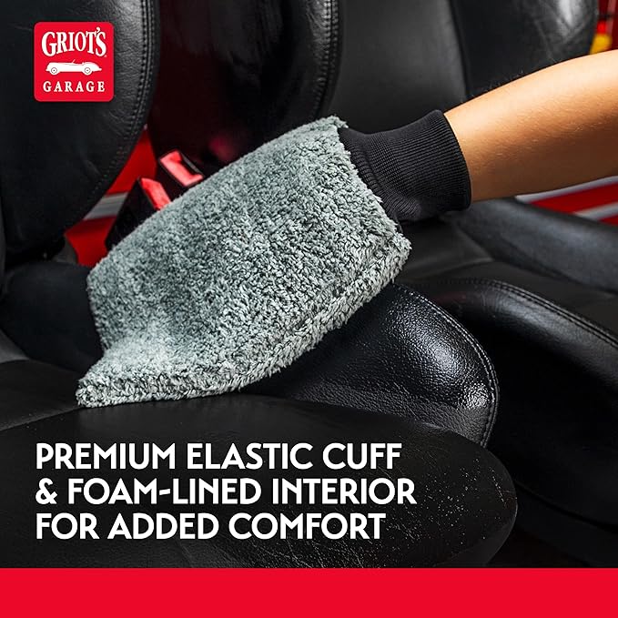 Griot's Garage Microfiber Car Wash Mitt Glove, Cleaning Pad - Image 4