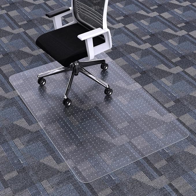 FuturHydro Office Chair Mat for Carpet, Transparent Under Desk Mats for Office by FuturHydro