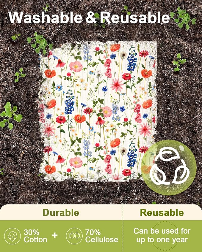 6 Pack Swedish Dishcloths for Kitchen - Image 3