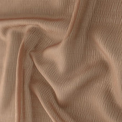 Sheer Pinch Pleat Curtains 63 Inch Length for Bedroom Soft Touch Light Filtering Mocha Moose Curtain Panels Pleated Drapes with Adjustable Hooks, Mocha Moose, 42" W x 63" L, 2 Panels