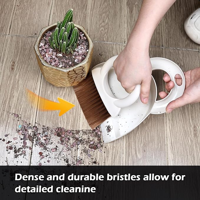 Mini Hand Broom and Dustpan Set: Small Brush and Pan - Image 5